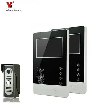 Yobang Security 4.3 Inches HD Doorbell Camera Video Intercom Door Phone System Security Camera Intercom Door Bell With 2 Monitor
Yobang Security 4.3 Inches HD Doorbell Camera Video Intercom Door Phone System Security Camera Intercom Door Bell With 2 Monitor