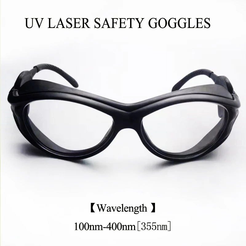 Weimeng New UV Laser Protective Goggles 355NM black safeyt glasses OD+5 For Laser Beautician Experiment Industrial
Weimeng New UV Laser Protective Goggles 355NM black safeyt glasses OD+5 For Laser Beautician Experiment Industrial