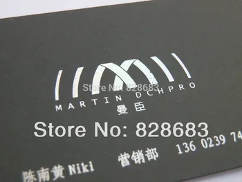 300grm art paper business card with hot stamping golden foil 500 pcs cards per one design
300grm art paper business card with hot stamping golden foil 500 pcs cards per one design