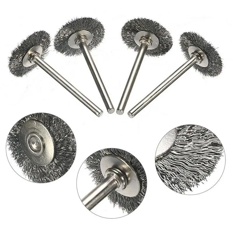 10Pcs Accessories 22mm Steel Rotary Brush Wire Wheel Brushes for Grinder Rotary Tool for Mini Drill Polishing
10Pcs Accessories 22mm Steel Rotary Brush Wire Wheel Brushes for Grinder Rotary Tool for Mini Drill Polishing