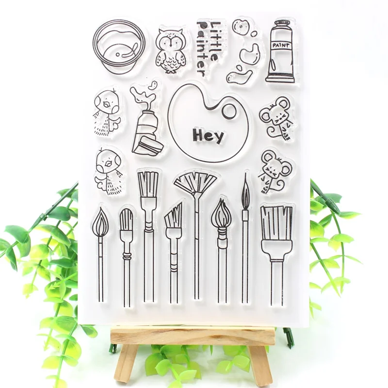 YPP CRAFT Little Painter Transparent Clear Silicone Stamps for DIY Scrapbooking/Card Making/Kids Crafts Decoration Supplies 216 
YPP CRAFT Little Painter Transparent Clear Silicone Stamps for DIY Scrapbooking/Card Making/Kids Crafts Decoration Supplies 216
