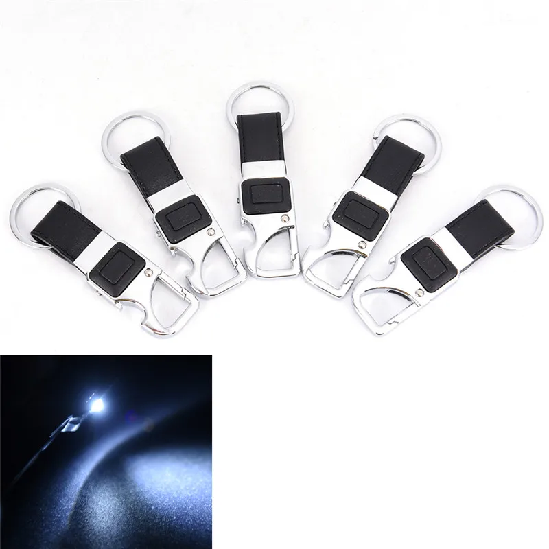 Keychain LED Lights Lamp Beer Opener Bottle Multifunctional Leather Men Car Key Chain Ring Holder For Gift
Keychain LED Lights Lamp Beer Opener Bottle Multifunctional Leather Men Car Key Chain Ring Holder For Gift