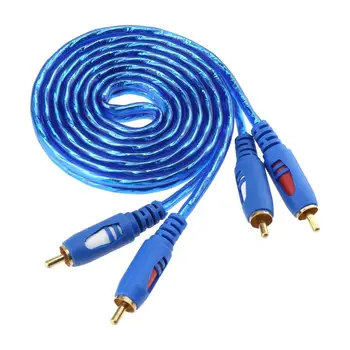 Red White 24k Gold-plated 3.5mm 2rca Audio Cable Turn Two Point Two Av Audio Cable 1.5M 3M 5M Audio line
Red White 24k Gold-plated 3.5mm 2rca Audio Cable Turn Two Point Two Av Audio Cable 1.5M 3M 5M Audio line
