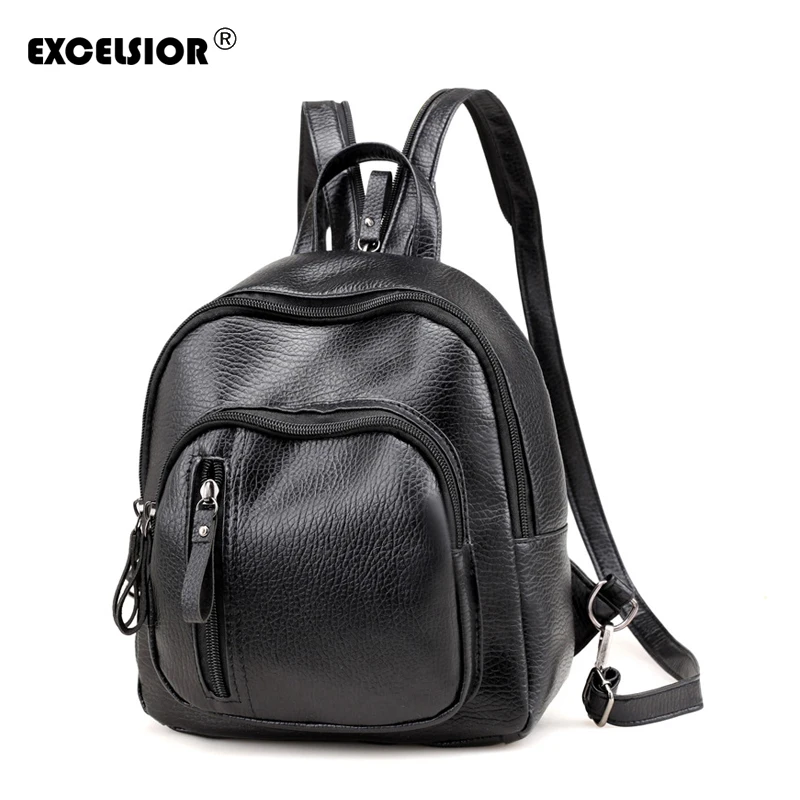 EXCELSIOR Fashion Women Backpack Multi Use Youth Leather Backpacks for Teenage Girls Female School Shoulder Bag Bagpack mochila
EXCELSIOR Fashion Women Backpack Multi Use Youth Leather Backpacks for Teenage Girls Female School Shoulder Bag Bagpack mochila