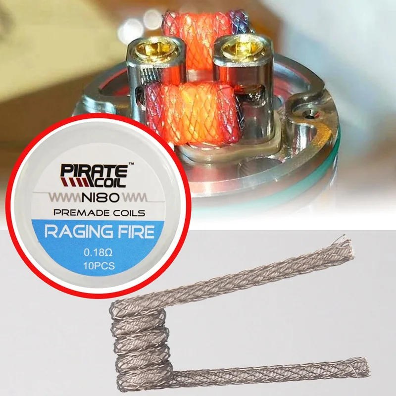 10 pcs NEW NI80 Super Alien Pre-built Coil Premade Coils for Heating Wire Electronic Cigarette RDA RBA Atomizer RTA
10 pcs NEW NI80 Super Alien Pre-built Coil Premade Coils for Heating Wire Electronic Cigarette RDA RBA Atomizer RTA