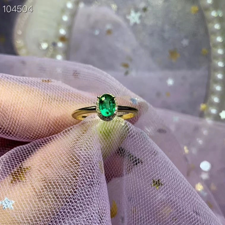 Classic Green Emerald Gemstone Ring with 18K Gold for Women Natural Gem certificate Fine Jewelry Birthday Gift
Classic Green Emerald Gemstone Ring with 18K Gold for Women Natural Gem certificate Fine Jewelry Birthday Gift