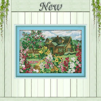 Country cottage Scenery house Counted printed on canvas DMC 14CT 11CT Joy Sunday Cross Stitch Needlework kits Embroidery Sets
Country cottage Scenery house Counted printed on canvas DMC 14CT 11CT Joy Sunday Cross Stitch Needlework kits Embroidery Sets