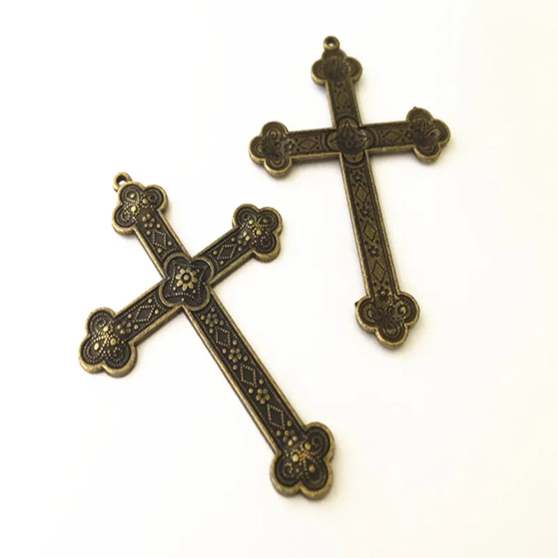 3Pcs/Lot 54mmx80mm Antique bronze cross pendant charm Necklace Pendant DIY Charm Vintage Mini Charm connector
3Pcs/Lot 54mmx80mm Antique bronze cross pendant charm Necklace Pendant DIY Charm Vintage Mini Charm connector