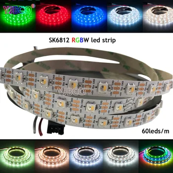 DC5V 1m/4m/5m SK6812 (similar ws2812b) 4 color in 1 RGBW 30/60/144 leds/pixles/m individual addressable led strip IP30/IP67
DC5V 1m/4m/5m SK6812 (similar ws2812b) 4 color in 1 RGBW 30/60/144 leds/pixles/m individual addressable led strip IP30/IP67