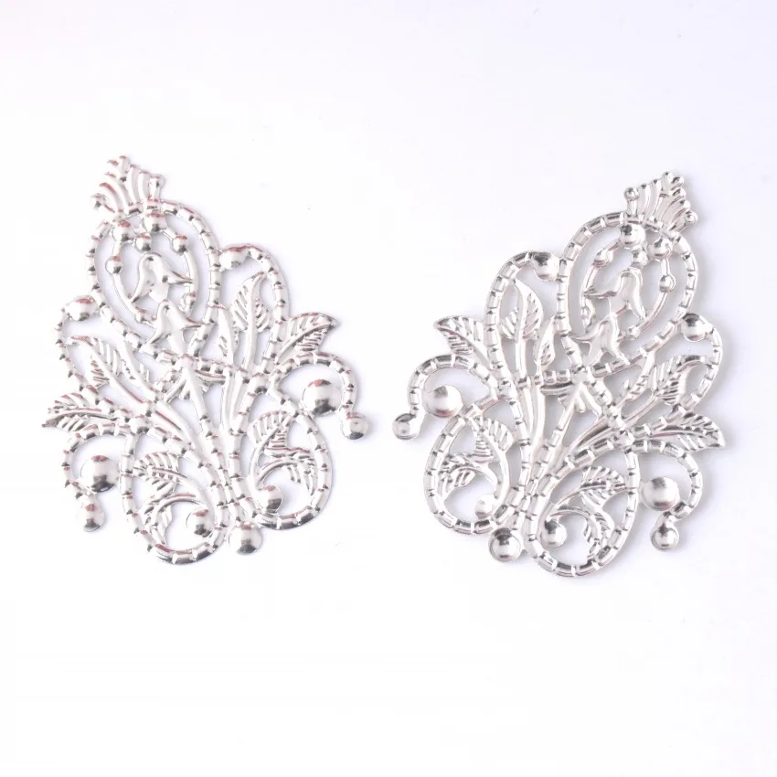 Free shipping-30Pcs Silver Tone Filigree Wraps Flower Connectors Metal Crafts Gift Decoration DIY Findings 4.8x3.5cm
Free shipping-30Pcs Silver Tone Filigree Wraps Flower Connectors Metal Crafts Gift Decoration DIY Findings 4.8x3.5cm