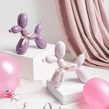 Ins figures Nordic ceramic pink balloon dog Statue Figurine Miniture Home decor table Decoration Crafts kid Chirsmas gift
Ins figures Nordic ceramic pink balloon dog Statue Figurine Miniture Home decor table Decoration Crafts kid Chirsmas gift