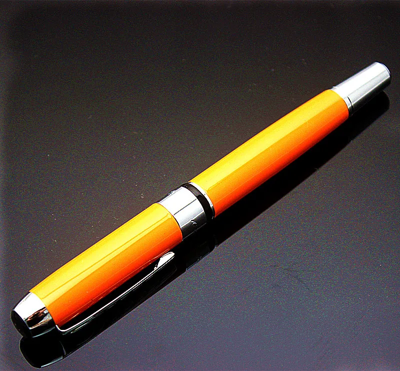 JINHAO 250 Iraurita Fountain Pen Full Metal Luxury Orange for Choose Writing Ink Pens 0.5 mm 1.0 mm calligraphy pen Gift Pen
JINHAO 250 Iraurita Fountain Pen Full Metal Luxury Orange for Choose Writing Ink Pens 0.5 mm 1.0 mm calligraphy pen Gift Pen