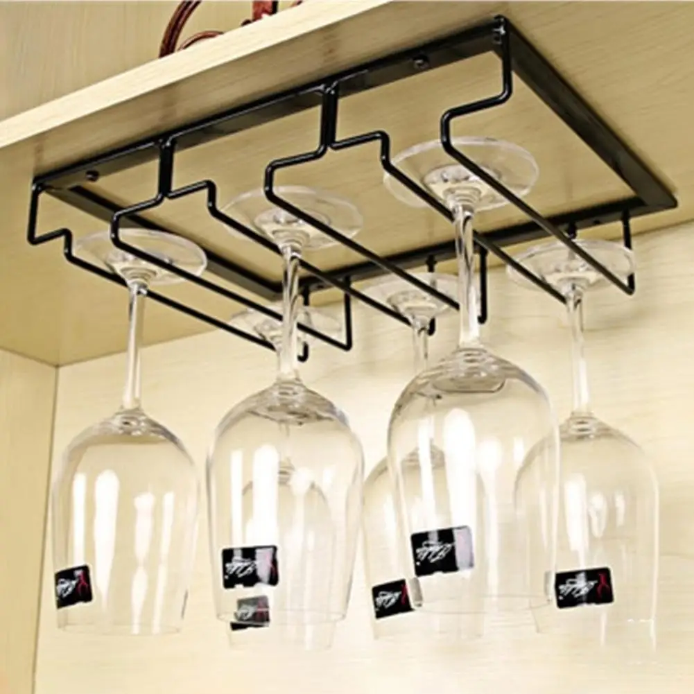 Wine Glasses Holder Bartender Stemware Hanging Rack Under Cabinet Stemware Organizer Glass Goblet Iron Rack Bar Tool
Wine Glasses Holder Bartender Stemware Hanging Rack Under Cabinet Stemware Organizer Glass Goblet Iron Rack Bar Tool