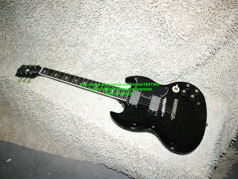 Custom Angus Young AC/DC Limited Edition Ebony Electric Guitar Rare guitars from china
Custom Angus Young AC/DC Limited Edition Ebony Electric Guitar Rare guitars from china