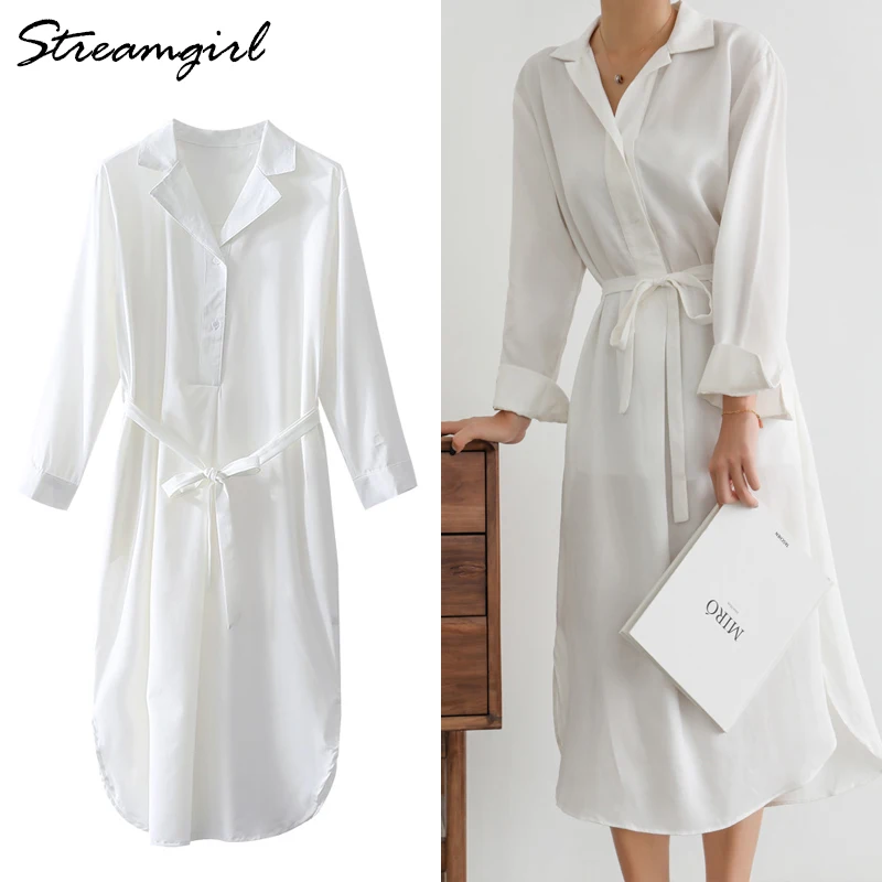 Streamgirl Formal Long Shirt Dress Women Elegant Long Sleeve Robe Longue White Oversize Dress Shirt Women Dresses Large Sizes
Streamgirl Formal Long Shirt Dress Women Elegant Long Sleeve Robe Longue White Oversize Dress Shirt Women Dresses Large Sizes