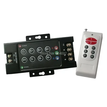 Wireless RF RGB Controller+8-Key Remote Control DC12V 12A for 5050 RGB LED Strip Free Shipping
Wireless RF RGB Controller+8-Key Remote Control DC12V 12A for 5050 RGB LED Strip Free Shipping
