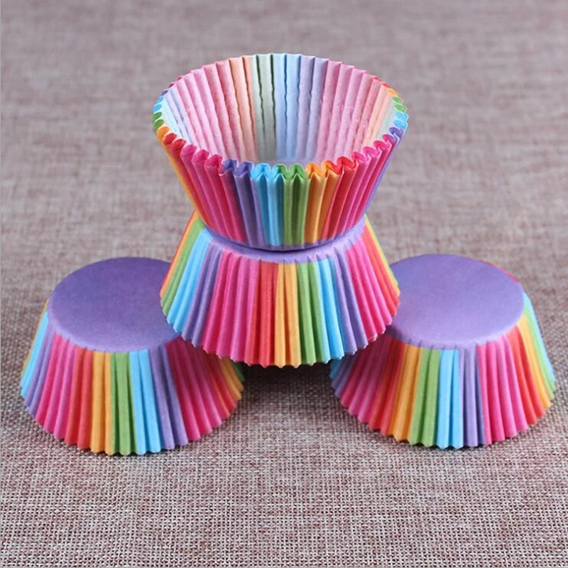100Pcs/Set DIY Colorful Cake Paper Cup Liners Baking Cupcake Oil-Proof Chocolate Paper Tray Cake Mold Pastry Decorating Tools
100Pcs/Set DIY Colorful Cake Paper Cup Liners Baking Cupcake Oil-Proof Chocolate Paper Tray Cake Mold Pastry Decorating Tools