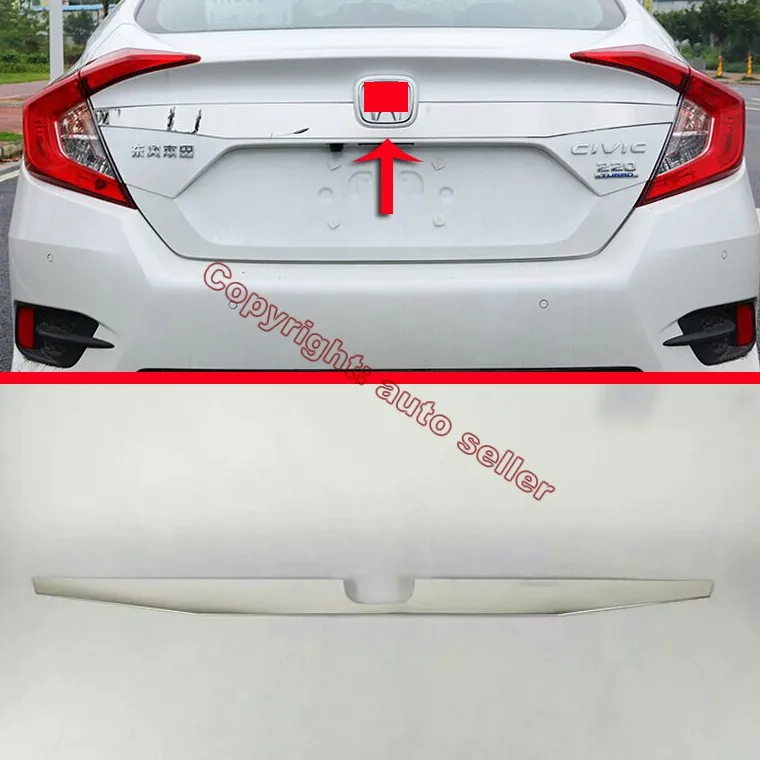 Stainless Steel Trunk Lid Cover Trim For Honda Civic 2016 2017 Car Accessories Stickers
Stainless Steel Trunk Lid Cover Trim For Honda Civic 2016 2017 Car Accessories Stickers
