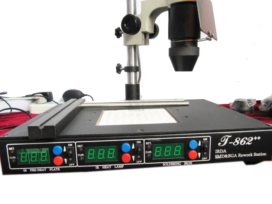 Authorized PUHUI BGA Rework Station T-862++ IRDA Soldering Welder T862++ Infrared SMT SMD IRDA BGA Welder T 862 updated model