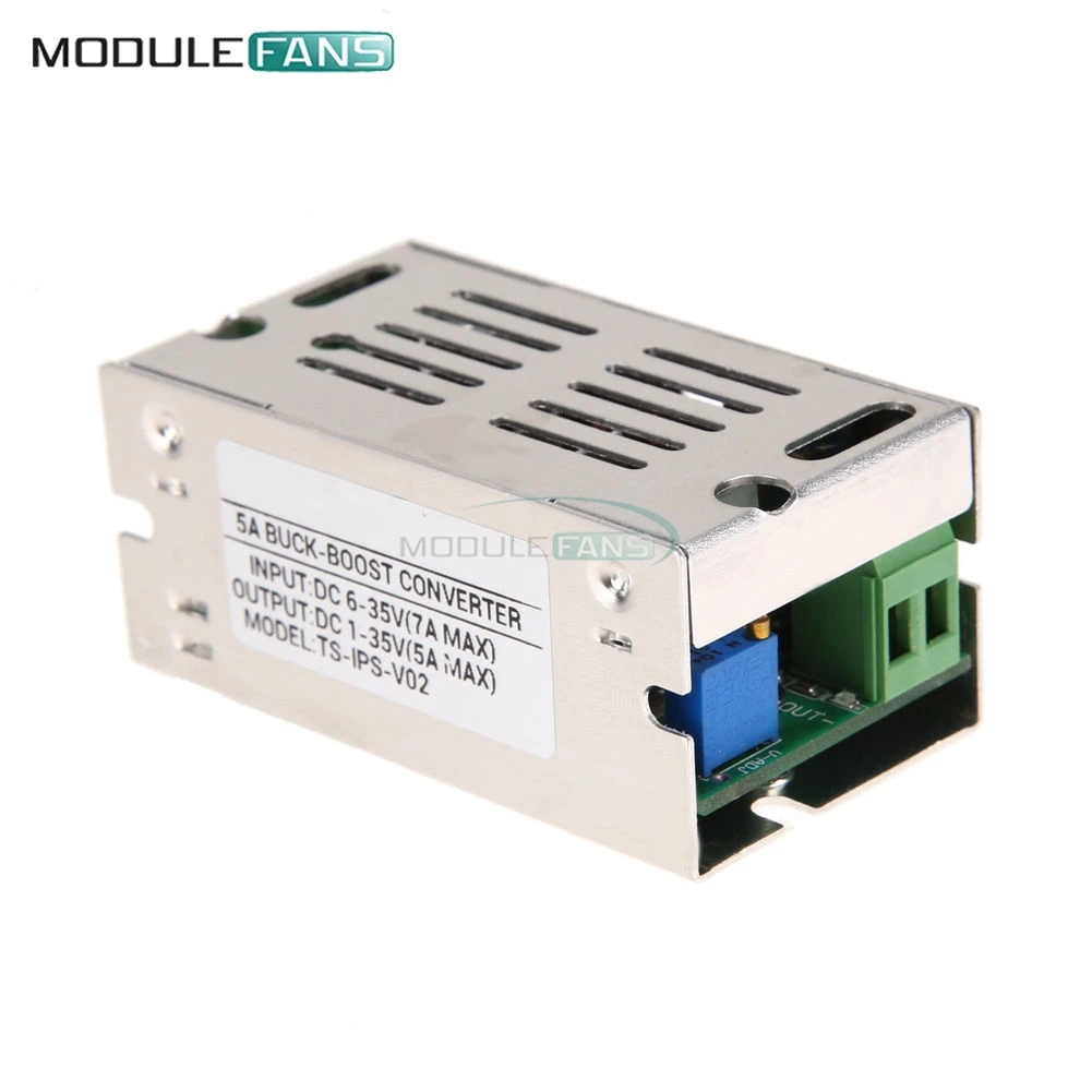 5A Adjustable Auto Voltage Regulate Boost Step Up Down Converter Module Voltage Aluminum Case Power Supply Board
5A Adjustable Auto Voltage Regulate Boost Step Up Down Converter Module Voltage Aluminum Case Power Supply Board