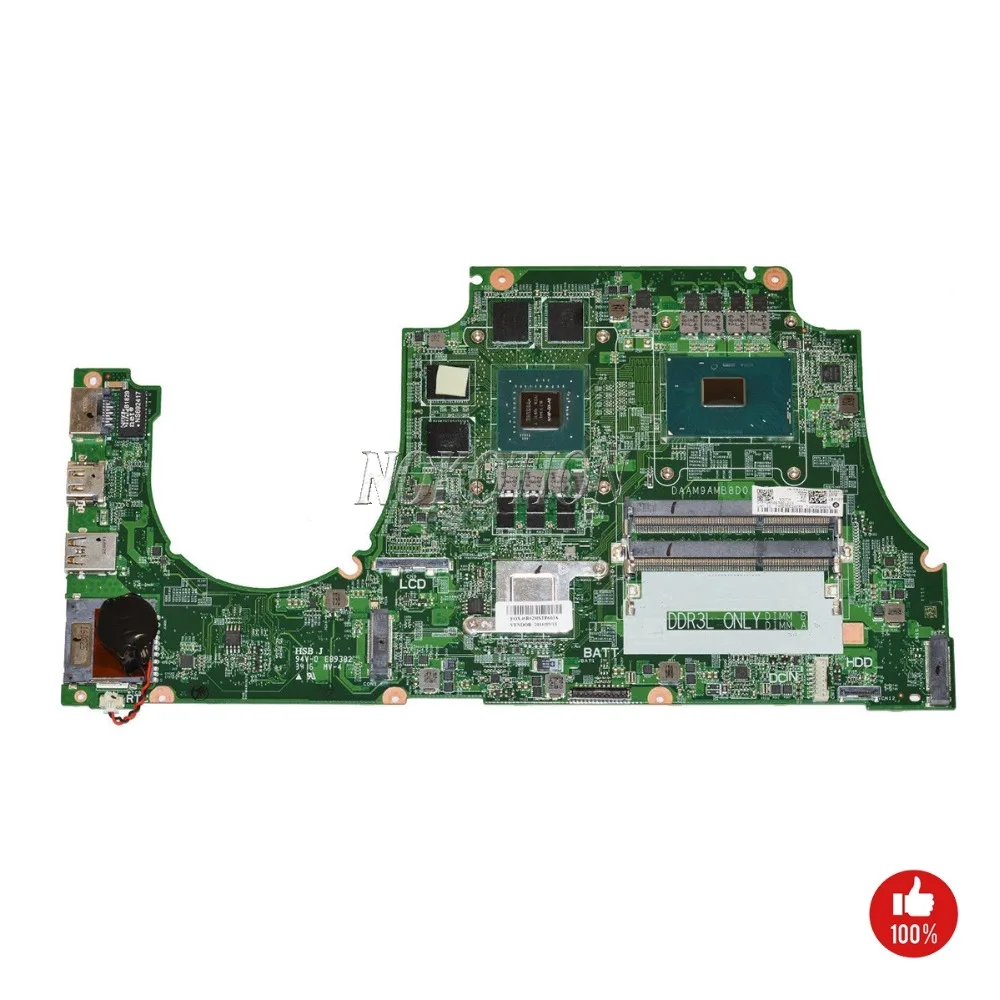 NOKOTION CN-0MPYPP 0MPYPP MPYPP DAAM9AMB8D0 1P4N7 For dell Inspiron 7559 Motherboard Intel i7-6700HQ 2.6Ghz CPU GeForce GTX 960M
NOKOTION CN-0MPYPP 0MPYPP MPYPP DAAM9AMB8D0 1P4N7 For dell Inspiron 7559 Motherboard Intel i7-6700HQ 2.6Ghz CPU GeForce GTX 960M