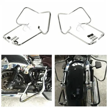 Motorcycle Chrome Rear Saddlebag Bracket Set For Harley Davidson Touring Road King Electra Glide Street Glide CVO 1997-2008
Motorcycle Chrome Rear Saddlebag Bracket Set For Harley Davidson Touring Road King Electra Glide Street Glide CVO 1997-2008