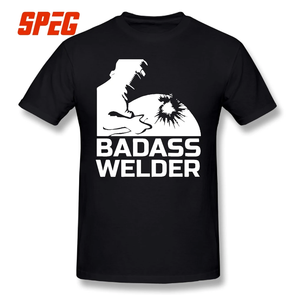 Summer T-Shirt Badass Welder T Shirt Man Slim Fit Short Sleeved Clothing Leisure Youth Tee Shirts Funny 100% Cotton Big Size
Summer T-Shirt Badass Welder T Shirt Man Slim Fit Short Sleeved Clothing Leisure Youth Tee Shirts Funny 100% Cotton Big Size