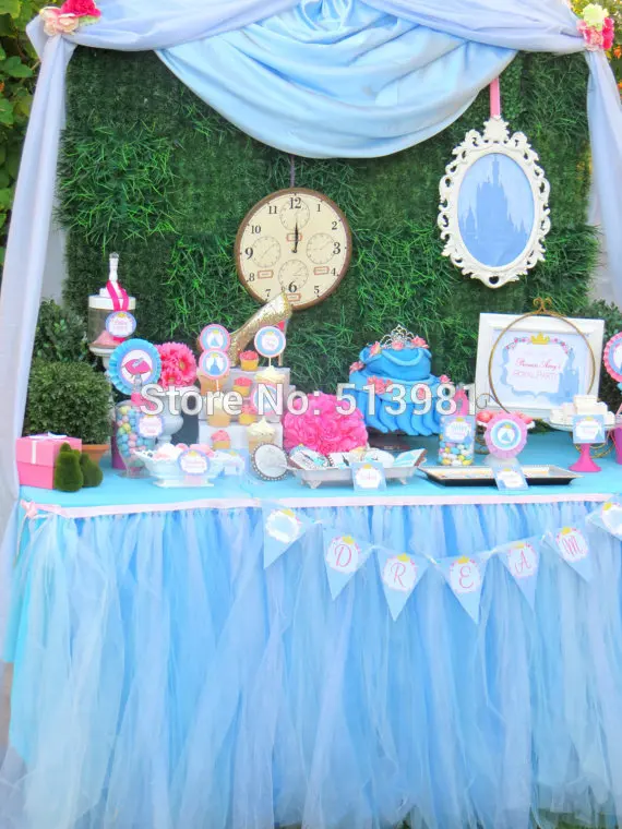 100*50cm Tulle Table Skirt 100% Polyester for Wedding Decoration Baby Shower Party Wedding Table Skirting Home Textile 
100*50cm Tulle Table Skirt 100% Polyester for Wedding Decoration Baby Shower Party Wedding Table Skirting Home Textile