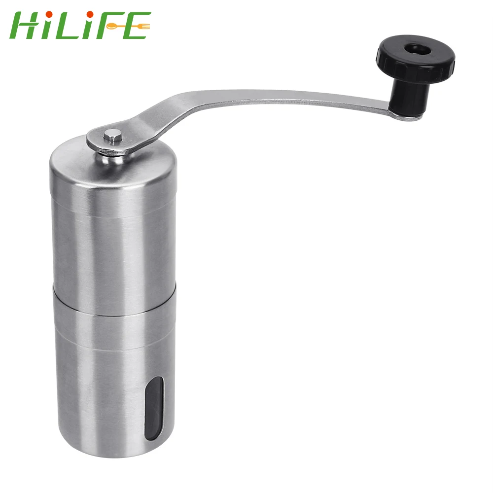HILIFE Silver Coffee Bean Grinder Stainless Steel Seeds Mill Hand Manual Mini Portable Burr Grinders Kitchen Tool Handmade
HILIFE Silver Coffee Bean Grinder Stainless Steel Seeds Mill Hand Manual Mini Portable Burr Grinders Kitchen Tool Handmade