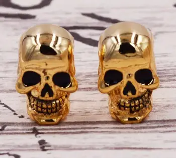 Newly Designed Gold Ghost Skeleton Skull Head Cufflinks Copper Cuff Links Costume Party Men's Jewelry Accessory Wholesale 20pair
Newly Designed Gold Ghost Skeleton Skull Head Cufflinks Copper Cuff Links Costume Party Men's Jewelry Accessory Wholesale 20pair