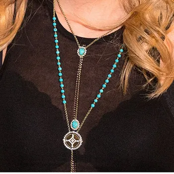 Luxury Zircon Green Turquoise Stone Pure 925 Sterling Silver Simple SOLEIL Tassel Long Choker Women Wedding Bridal Created
Luxury Zircon Green Turquoise Stone Pure 925 Sterling Silver Simple SOLEIL Tassel Long Choker Women Wedding Bridal Created