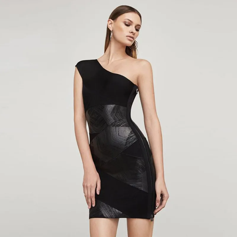 2019 Mini Dress Sexy Elegant Celebrity Backless Hollow Out Women One-Shoulder Night Club Party Body con Dresses Wholesale
2019 Mini Dress Sexy Elegant Celebrity Backless Hollow Out Women One-Shoulder Night Club Party Body con Dresses Wholesale