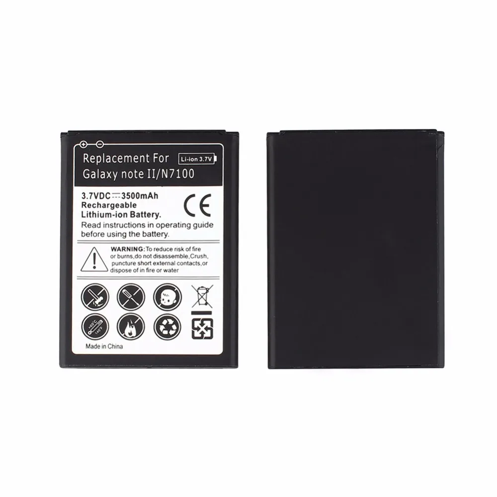 For Samsung 3.7V 3500mAh Phone Replacement Battery For Samsung Galaxy Note 2 II GT-N7100 Rechargeable Backup Li-ion Bateria
For Samsung 3.7V 3500mAh Phone Replacement Battery For Samsung Galaxy Note 2 II GT-N7100 Rechargeable Backup Li-ion Bateria