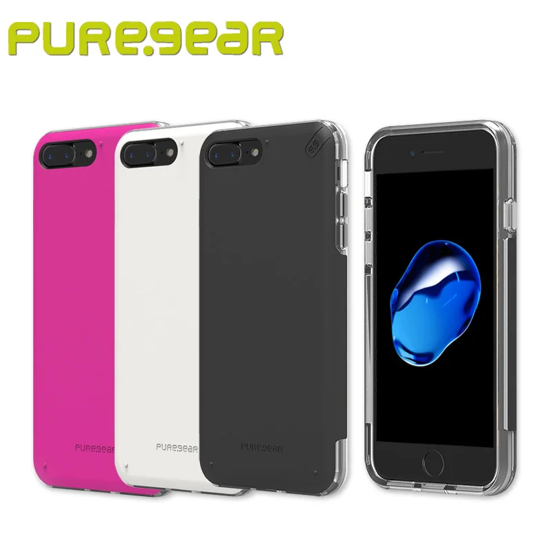 Puregear Original DualTech Pro Anti Shock Case Double-Layer Shell for iPhone 8/7 Plus 5.5" with Package 61598PG 61599PG 61600PG |