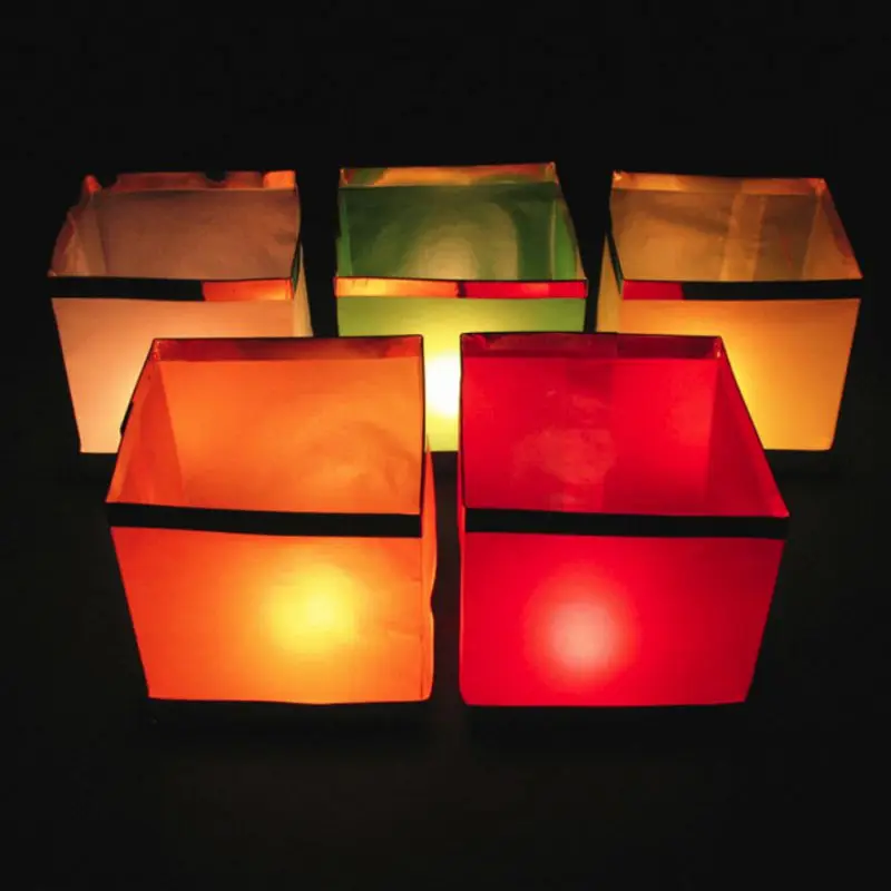 Colorful Square Water Floating Lantern (Candle Include), Paper Lantern For Wishing Blessing, Red/Green/Yellow/Orange
Colorful Square Water Floating Lantern (Candle Include), Paper Lantern For Wishing Blessing, Red/Green/Yellow/Orange