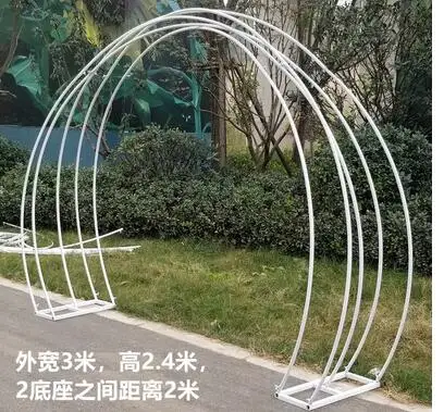 Wedding props colorful arches shelves wrought iron large colorful road leading stage decoration rainbow road leading.
Wedding props colorful arches shelves wrought iron large colorful road leading stage decoration rainbow road leading.