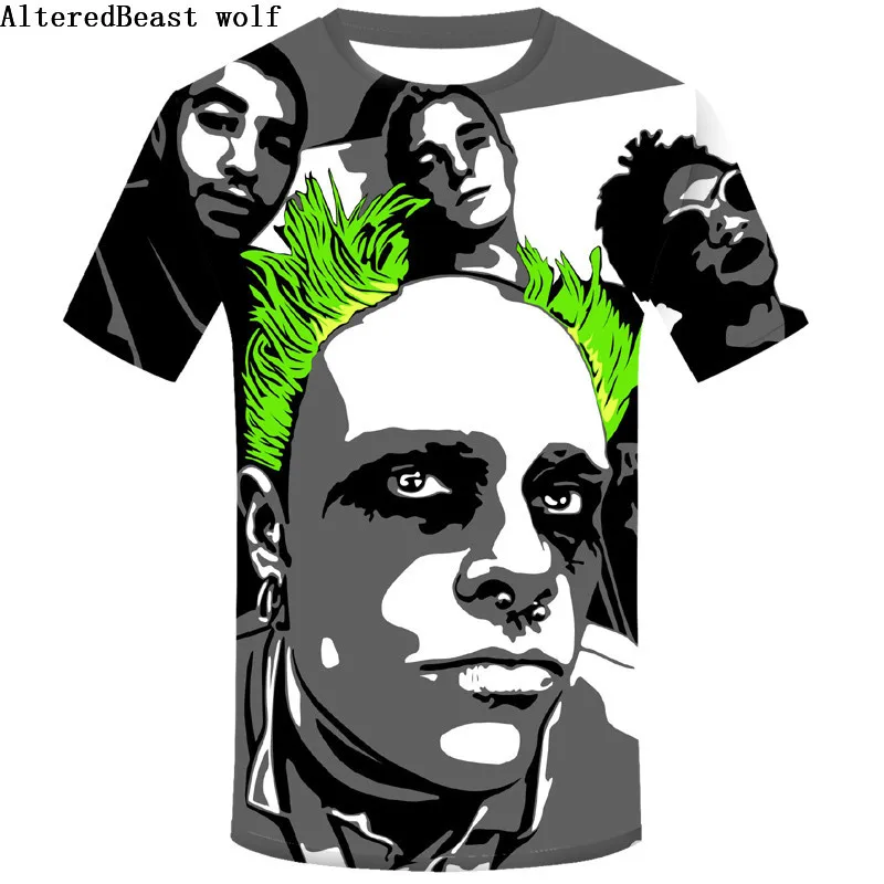 New arrival t shirt men The Prodigy hip hop singer Keith Flint 3D print t-shirts Harajuku style tshirt streetwear tops
New arrival t shirt men The Prodigy hip hop singer Keith Flint 3D print t-shirts Harajuku style tshirt streetwear tops
