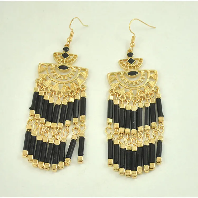 Bohemia Gold color Fringe Earrings Womens Blue Red Tassels Long Hanging Earrings Chain Drop Earrings Bijouterie Dangle Earrings
Bohemia Gold color Fringe Earrings Womens Blue Red Tassels Long Hanging Earrings Chain Drop Earrings Bijouterie Dangle Earrings