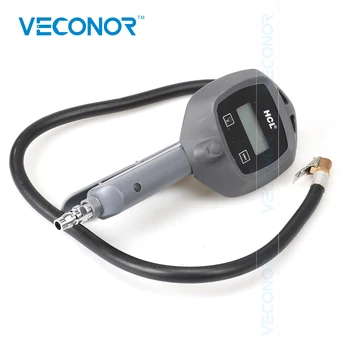 Handheld Digital Tire Inflator Gauge 21" Hose Twin Angled Chuck High Precision Shock-proof
Handheld Digital Tire Inflator Gauge 21" Hose Twin Angled Chuck High Precision Shock-proof