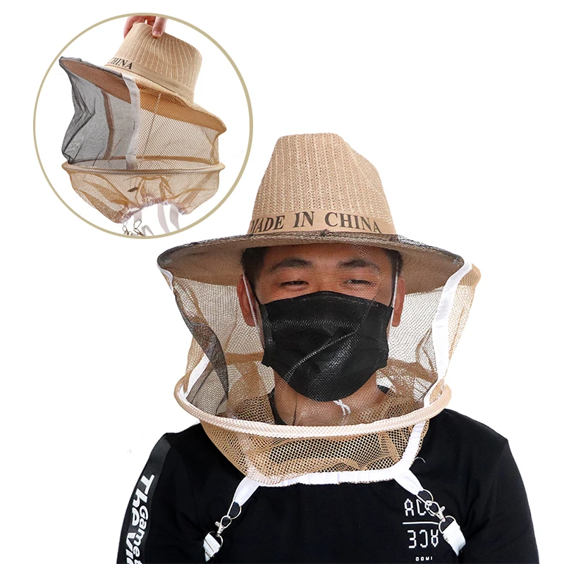 Beekeeping Anti-Bee Hat Protective Supplies Export-oriented Durable Protection Beekeeper Cow boy hat Veil Head Equipments
Beekeeping Anti-Bee Hat Protective Supplies Export-oriented Durable Protection Beekeeper Cow boy hat Veil Head Equipments