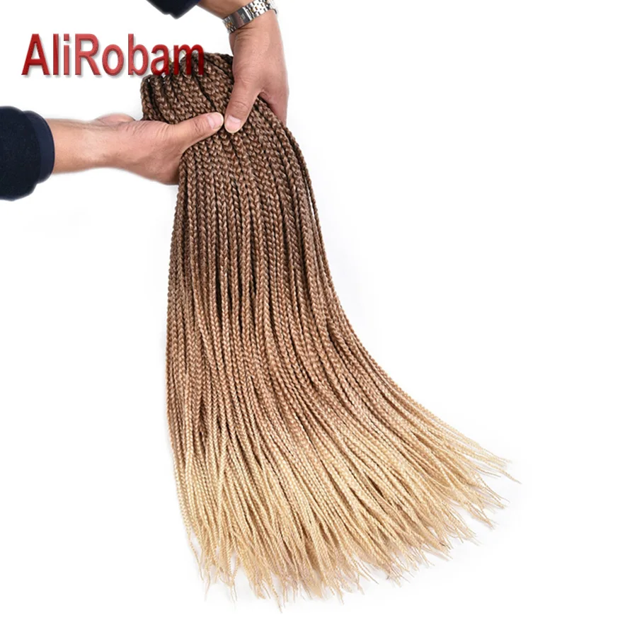 AliRobam Small Box Braids Crochet Hair Synthetic Fiber Braids Brown Grey Ombre Braiding Hair Extensions 22 Roots/pack
AliRobam Small Box Braids Crochet Hair Synthetic Fiber Braids Brown Grey Ombre Braiding Hair Extensions 22 Roots/pack