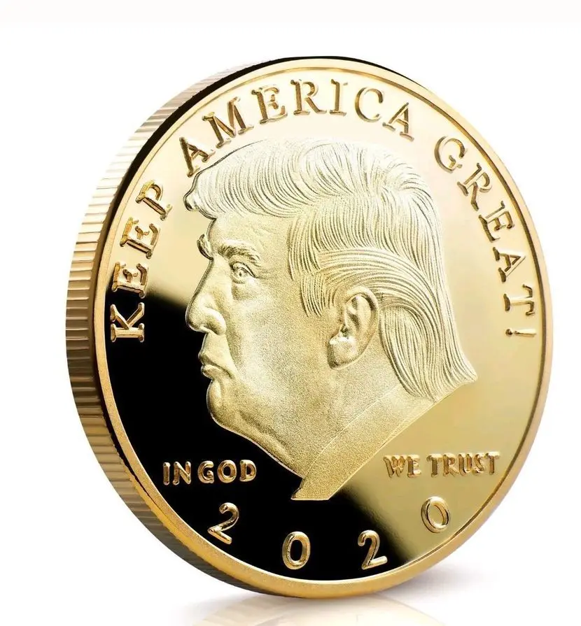 Donald J Trump 2020 Keep America Great Commander In Chief Gold Challenge Coin for American Election Chinese Charms for Crafting
Donald J Trump 2020 Keep America Great Commander In Chief Gold Challenge Coin for American Election Chinese Charms for Crafting