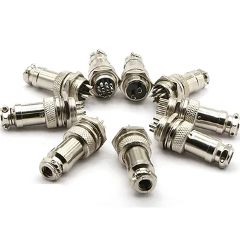1Pc GX16-2/3/4/5/6/7/8/9/10 Pins Waterproof Metal Aviation Male & Female Plug Socket Screw Type Wire Cable Connector
1Pc GX16-2/3/4/5/6/7/8/9/10 Pins Waterproof Metal Aviation Male & Female Plug Socket Screw Type Wire Cable Connector