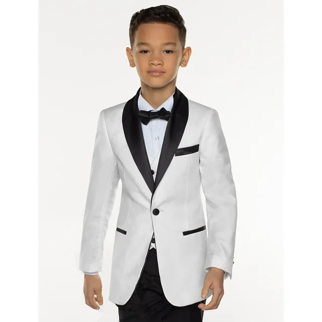 White Boy Suit Set Kids 3 Pieces Suits for Weddings Suits Children Formal Dress for Boys Kids Tuxedo (Jacket+Pants+Vest+Tie)
White Boy Suit Set Kids 3 Pieces Suits for Weddings Suits Children Formal Dress for Boys Kids Tuxedo (Jacket+Pants+Vest+Tie)