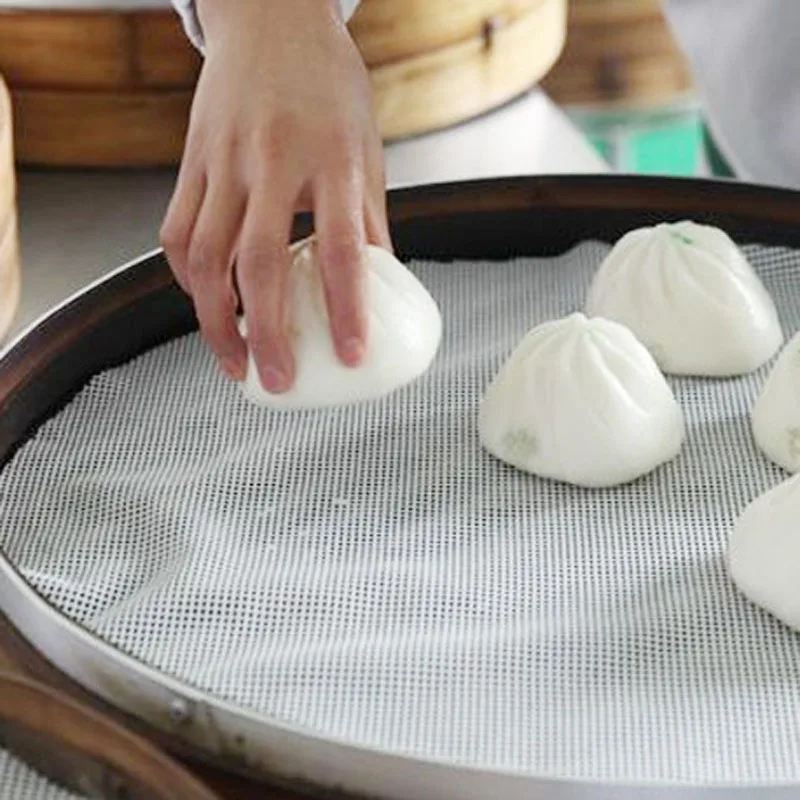 5pcs Hot Silicone Steamer Non-Stick Pad Round Dumplings Baking Pastry Mesh Mats @LS
5pcs Hot Silicone Steamer Non-Stick Pad Round Dumplings Baking Pastry Mesh Mats @LS