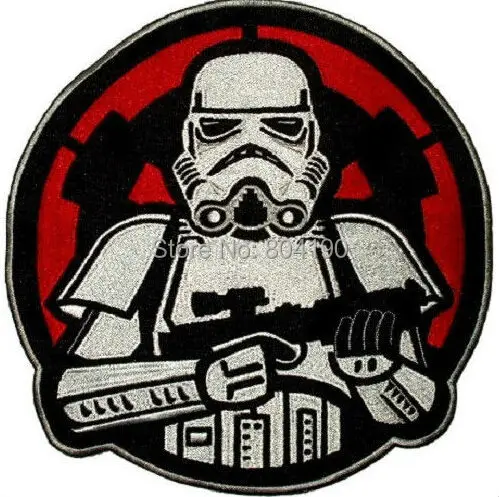 3" STAR WARS Stormtrooper with Empire Logo Back Darth Vader Embroidered Uniform Movie Iron On Patch Custome TRANSFER APPLIQUE
3" STAR WARS Stormtrooper with Empire Logo Back Darth Vader Embroidered Uniform Movie Iron On Patch Custome TRANSFER APPLIQUE