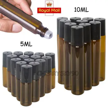 5/10ml Portable Amber Glass Hot Roll Bottles Rollerball Essential Oil Bottles Mist Container Travel Refillable Bottle Transparen
5/10ml Portable Amber Glass Hot Roll Bottles Rollerball Essential Oil Bottles Mist Container Travel Refillable Bottle Transparen