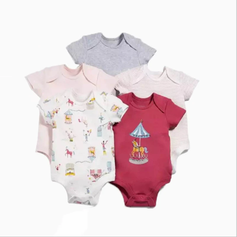 5PCS Cotton Baby Triangle Short Romper Casual Style Sleeveless Print Covered Button Baby Girls Triangle Short Romper D5002
5PCS Cotton Baby Triangle Short Romper Casual Style Sleeveless Print Covered Button Baby Girls Triangle Short Romper D5002