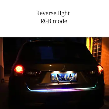 Car Styling RGB Undercarriage Floating Led Dynamic Streamer Turn Signal Tail LED Warning Lights Luggage Compartment Lights