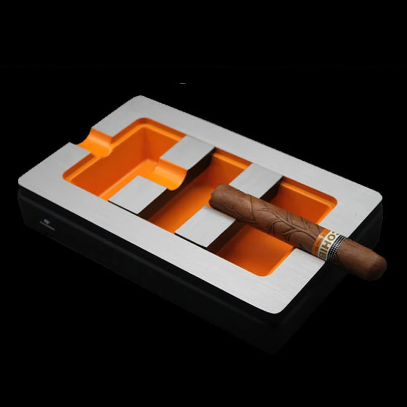 Classic Fashion New Aviation Aluminum Material Movable Holder Metal Cigar Ashtray W/ Gift Box
Classic Fashion New Aviation Aluminum Material Movable Holder Metal Cigar Ashtray W/ Gift Box